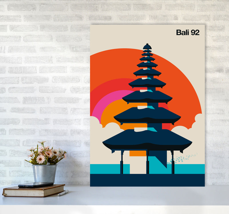Bali 92 Art Print by Bo Lundberg A1 Black Frame