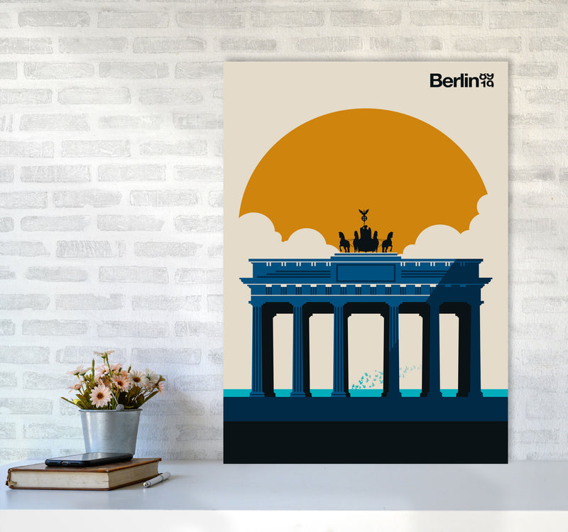 Berlin 89 19 Art Print by Bo Lundberg A1 Black Frame