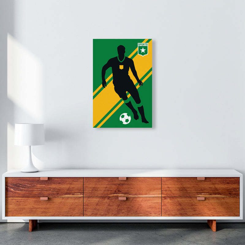 Football Art Print by Bo Lundberg A2 Canvas