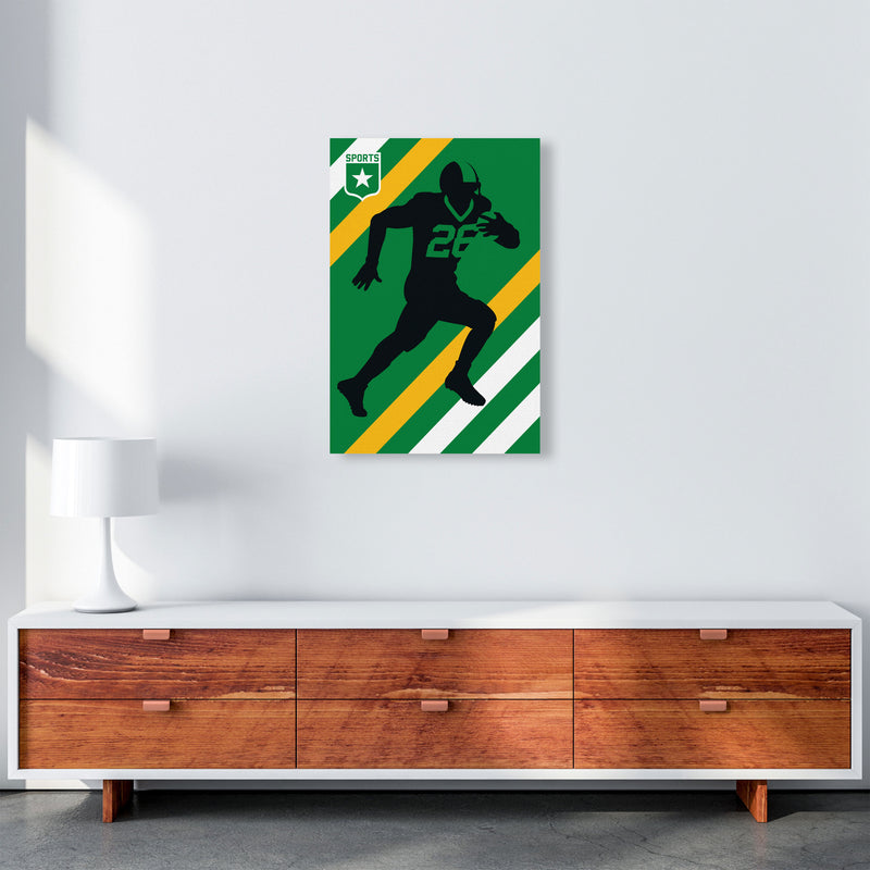 American Football Art Print by Bo Lundberg A2 Canvas