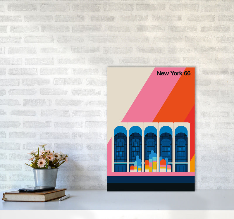 New York 66 Art Print by Bo Lundberg A2 Black Frame