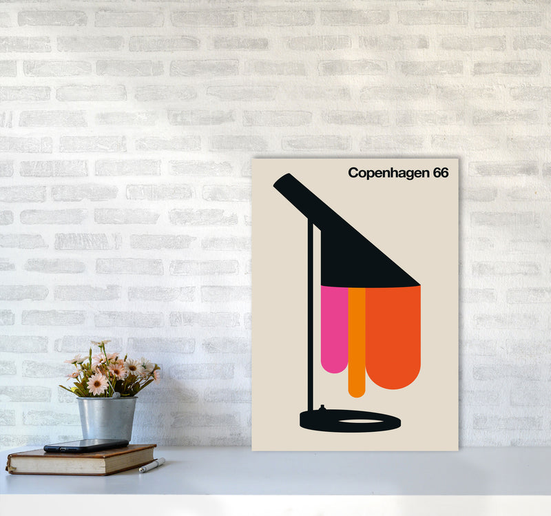 Copenhagen 66 Art Print by Bo Lundberg A2 Black Frame
