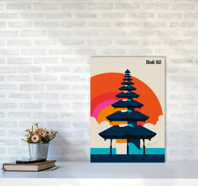 Bali 92 Art Print by Bo Lundberg A2 Black Frame