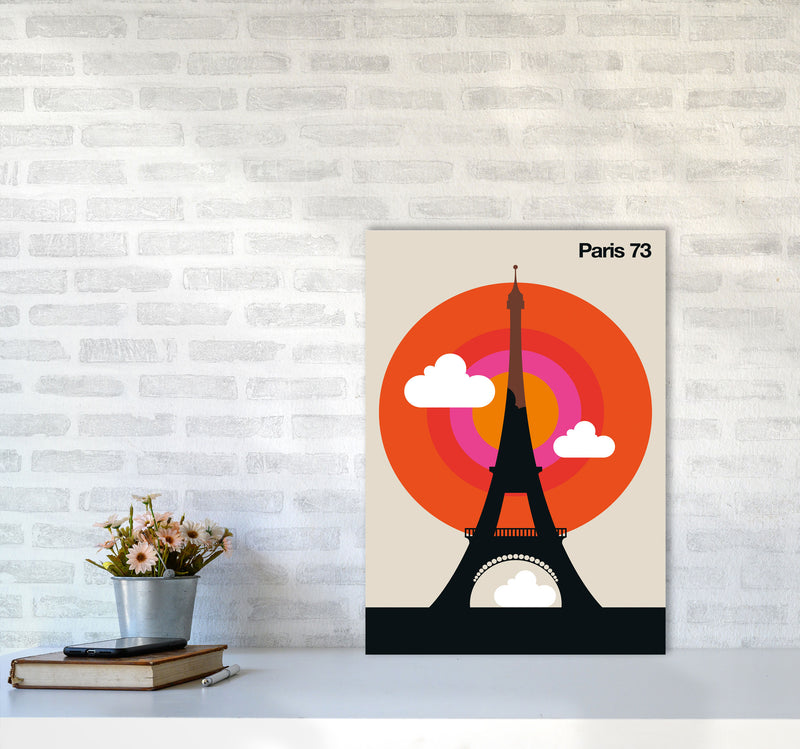 Paris 73 Art Print by Bo Lundberg A2 Black Frame