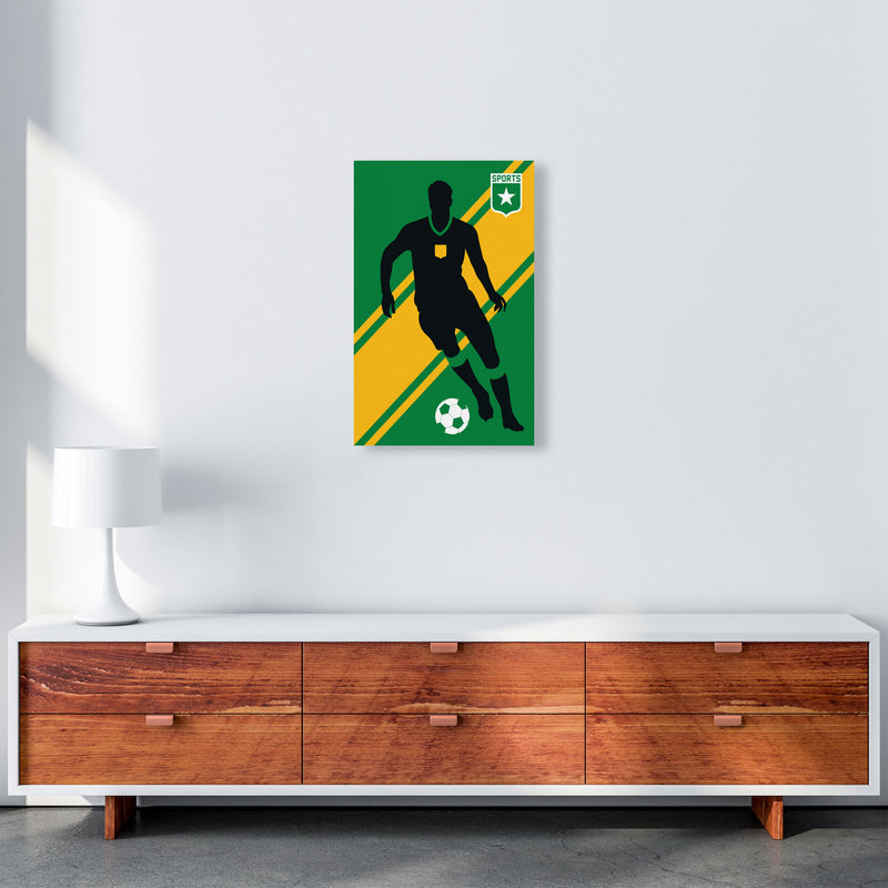 Football Art Print by Bo Lundberg A3 Canvas