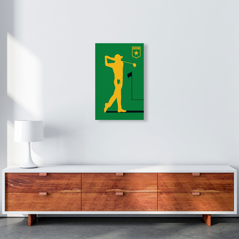 Golf Green Art Print by Bo Lundberg A3 Canvas