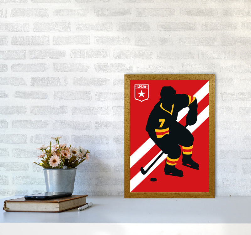 Icehockey Art Print by Bo Lundberg A3 Print Only