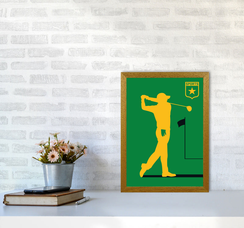 Golf Green Art Print by Bo Lundberg A3 Print Only