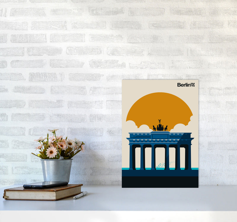 Berlin 89 19 Art Print by Bo Lundberg A3 Black Frame