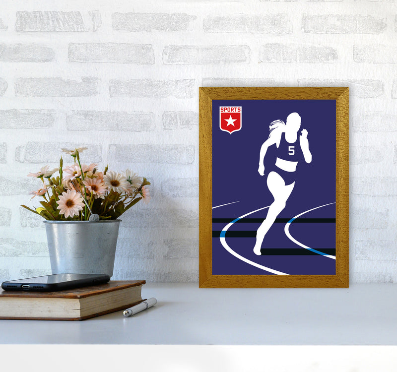 Runner Art Print by Bo Lundberg A4 Print Only