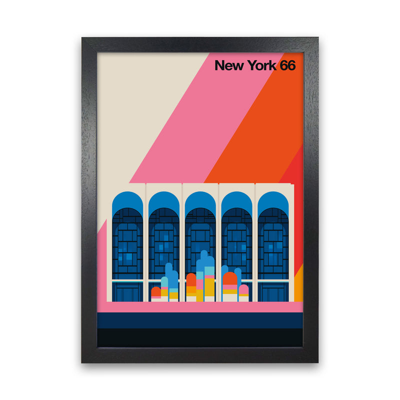 New York 66 Art Print by Bo Lundberg Black Grain