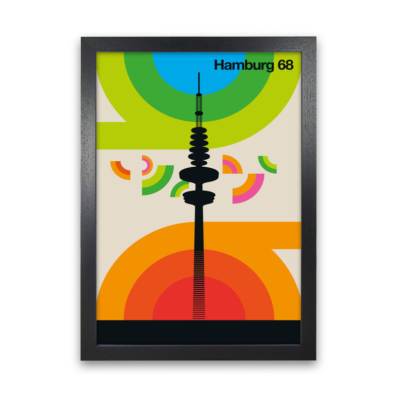 Hamburg 68 Art Print by Bo Lundberg Black Grain