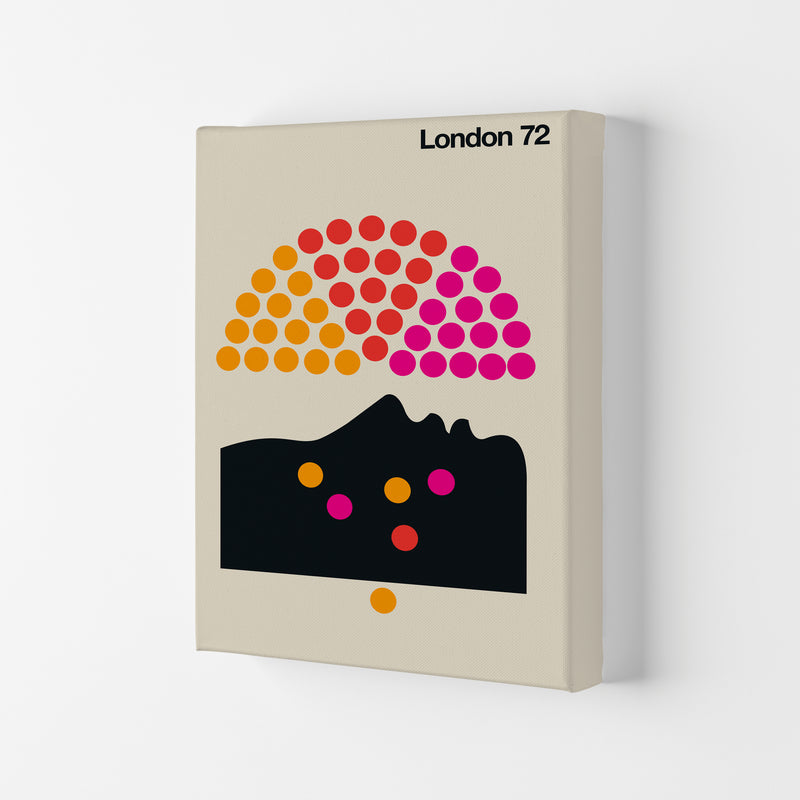 London 72 Art Print by Bo Lundberg Canvas