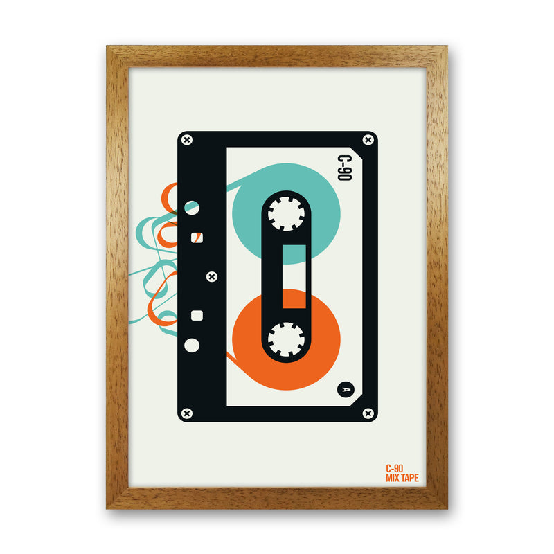 Icons Mixtape Art Print by Bo Lundberg Oak Grain