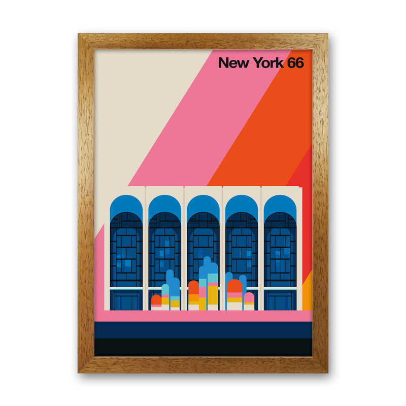 New York 66 Art Print by Bo Lundberg Oak Grain