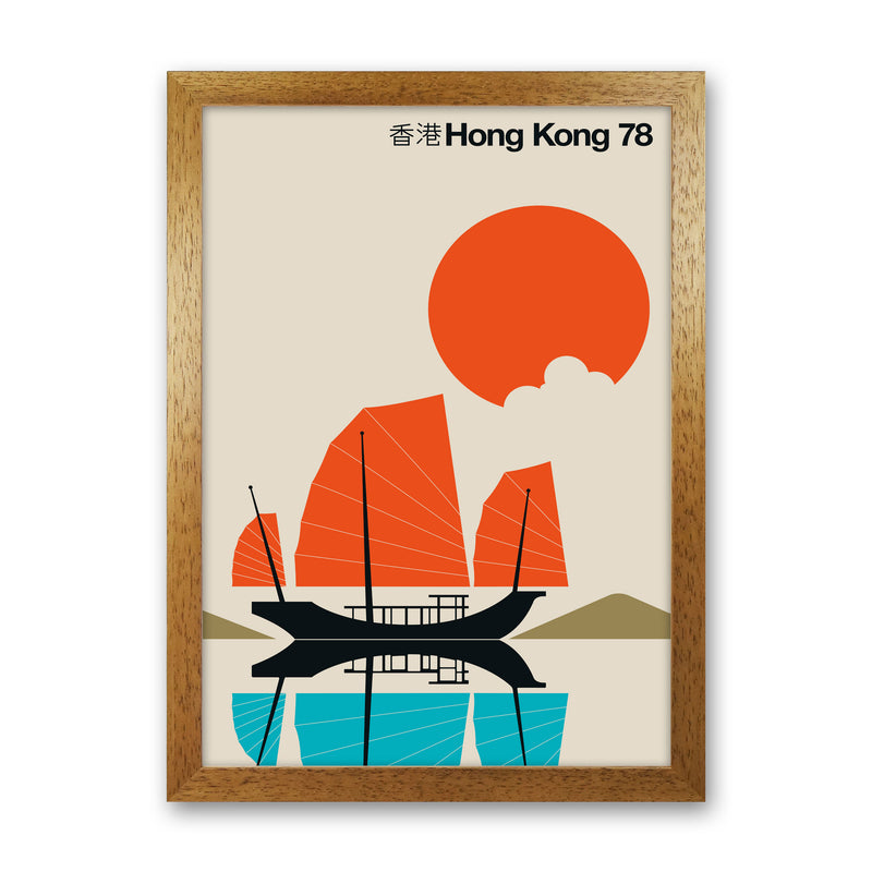 Hong Kong 78 Art Print by Bo Lundberg Oak Grain