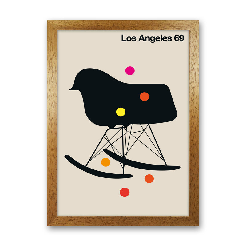 LA 69 Art Print by Bo Lundberg Oak Grain