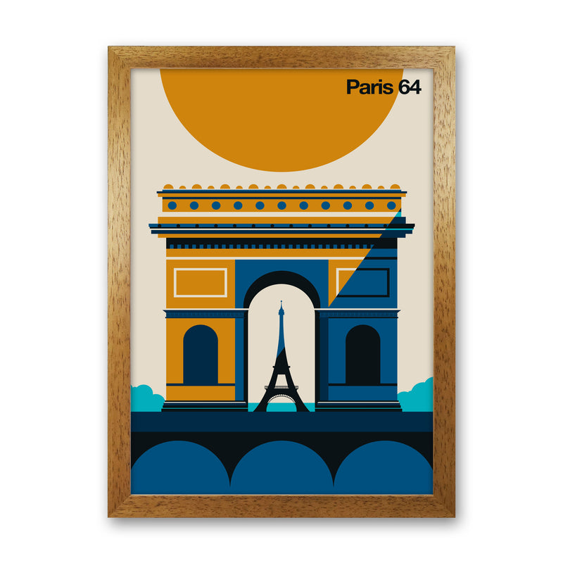 Paris 64 Art Print by Bo Lundberg Oak Grain