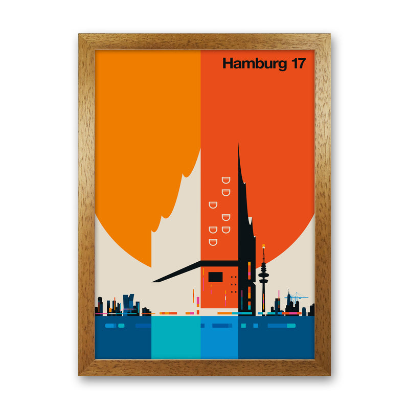 Hamburg 17 Art Print by Bo Lundberg Oak Grain