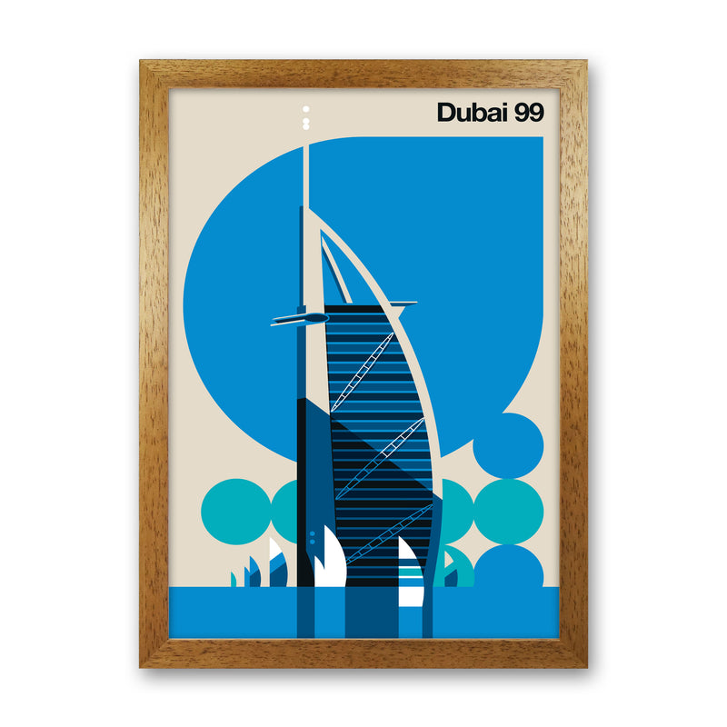 Dubai 99 Art Print by Bo Lundberg Oak Grain