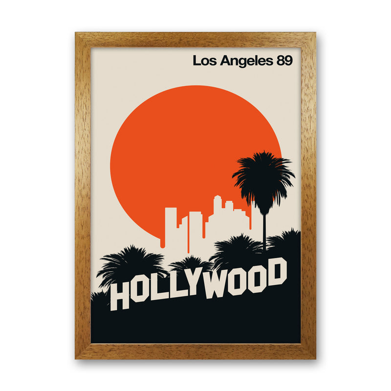 Los Angeles 89 Art Print by Bo Lundberg Oak Grain