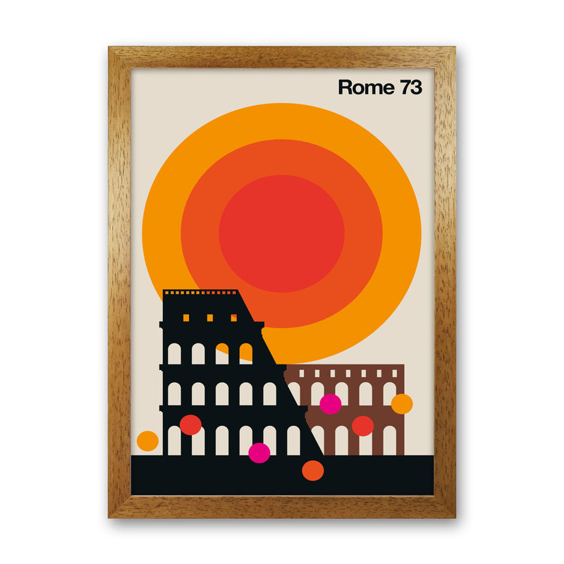 Rome 73 Art Print by Bo Lundberg Oak Grain