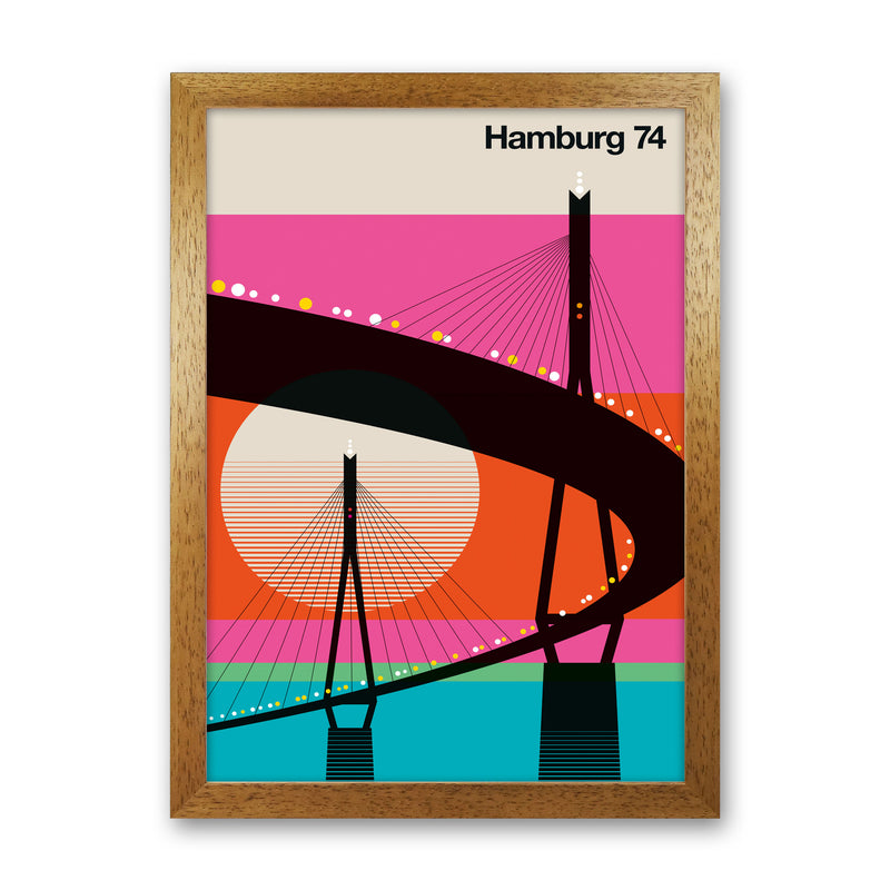Hamburg 74 Art Print by Bo Lundberg Oak Grain
