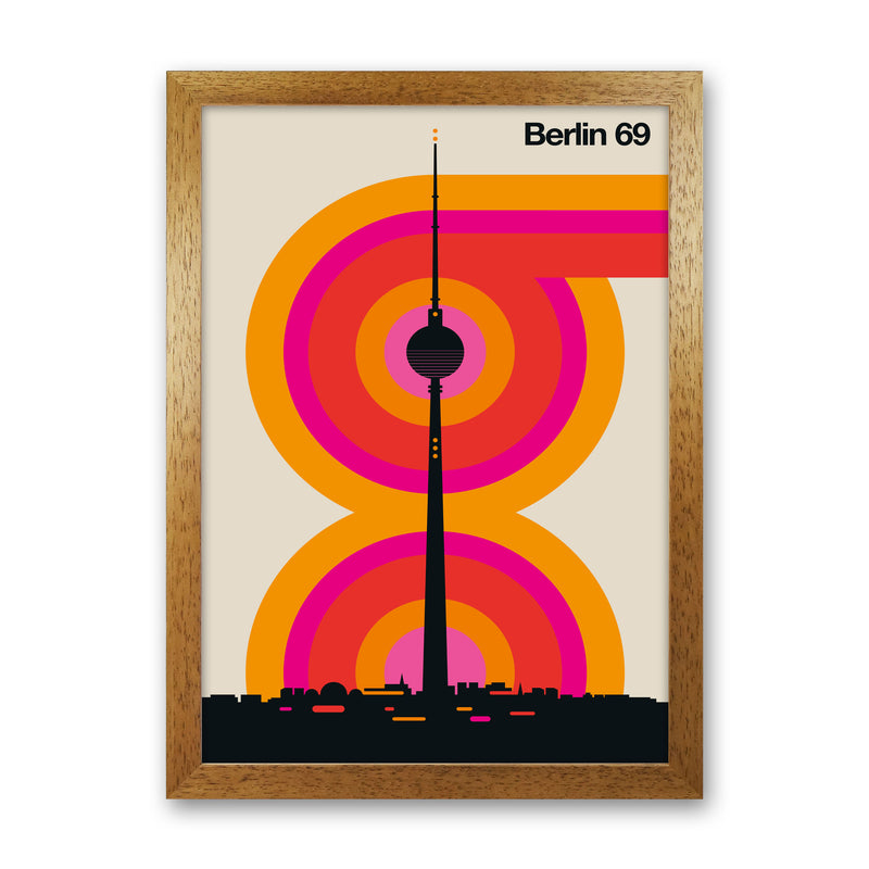 Berlin 69 Art Print by Bo Lundberg Oak Grain