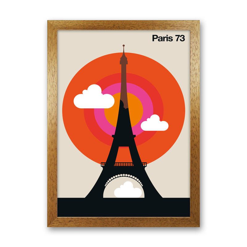 Paris 73 Art Print by Bo Lundberg Oak Grain