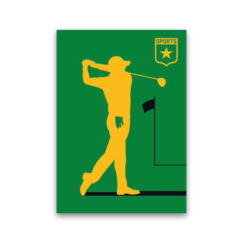Golf Green Art Print by Bo Lundberg Print Only