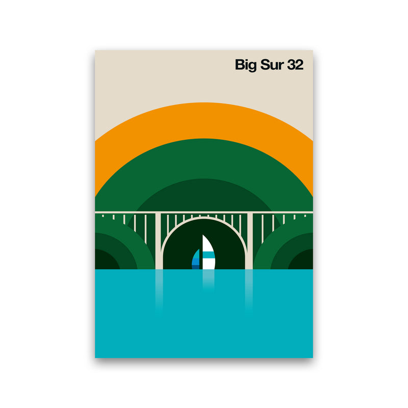 Big Sur 32 Art Print by Bo Lundberg Print Only
