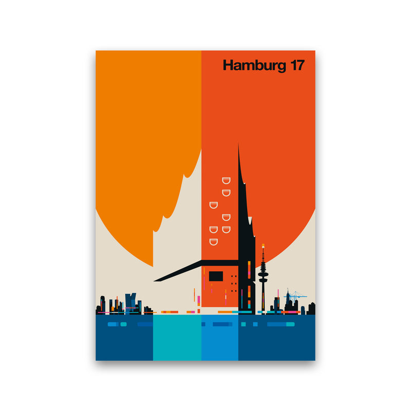 Hamburg 17 Art Print by Bo Lundberg Print Only
