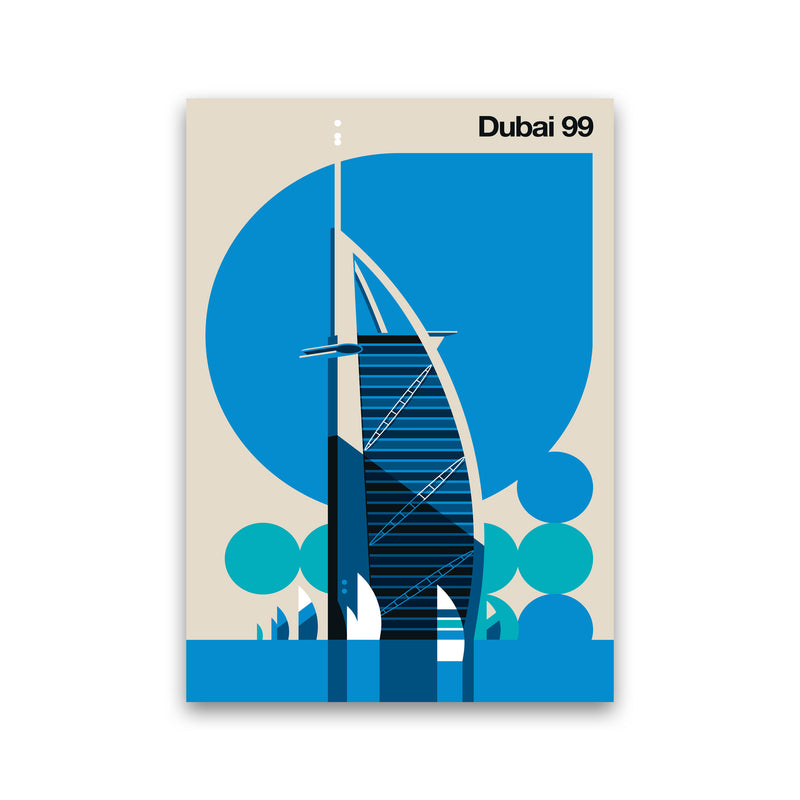 Dubai 99 Art Print by Bo Lundberg Print Only
