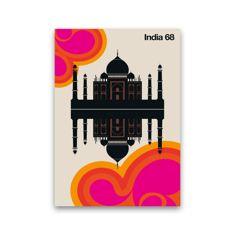 India 68 Art Print by Bo Lundberg Print Only