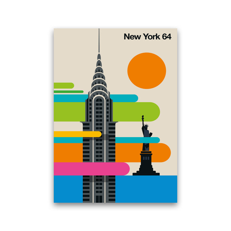 New York 64 Art Print by Bo Lundberg Print Only