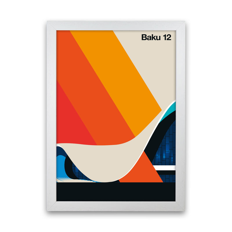 Baku 12 Art Print by Bo Lundberg White Grain