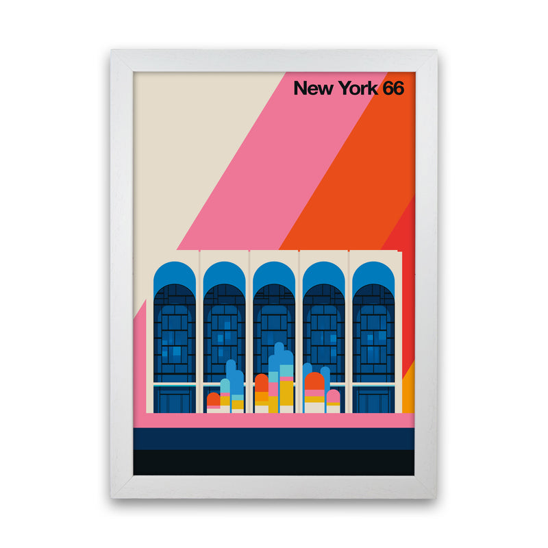 New York 66 Art Print by Bo Lundberg White Grain