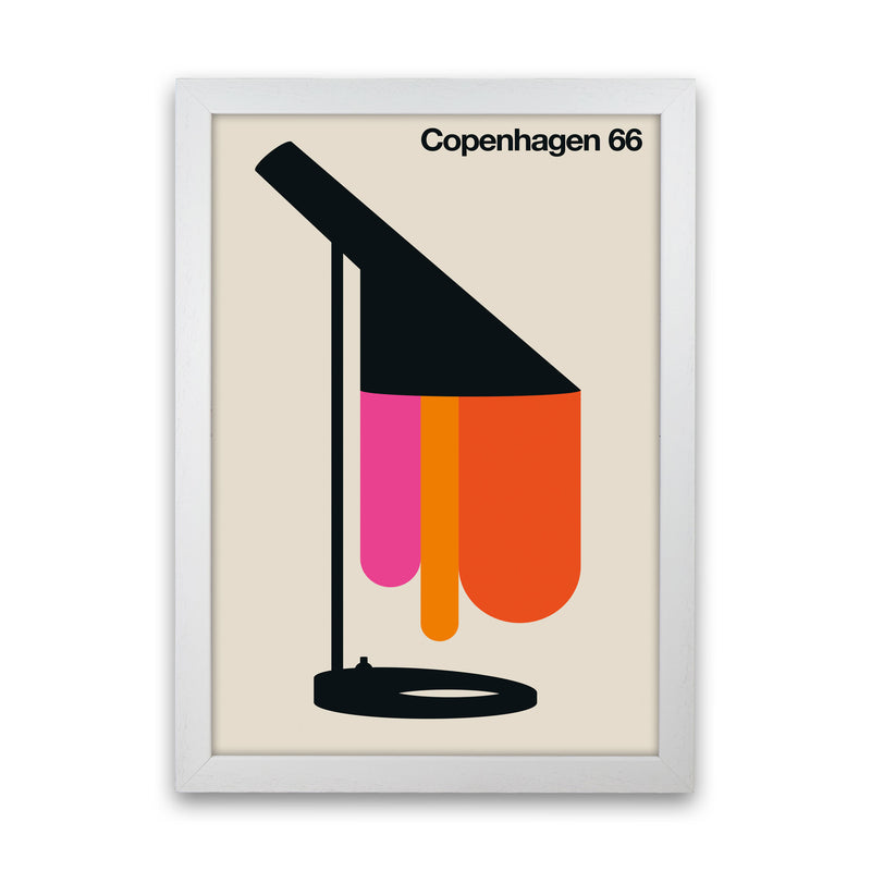 Copenhagen 66 Art Print by Bo Lundberg White Grain