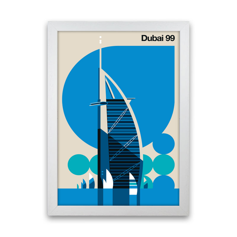 Dubai 99 Art Print by Bo Lundberg White Grain