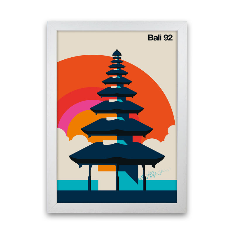 Bali 92 Art Print by Bo Lundberg White Grain