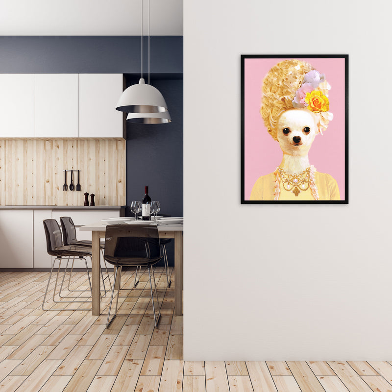 Marie-Antoinette Art Print by Coco Deparis A1 White Frame