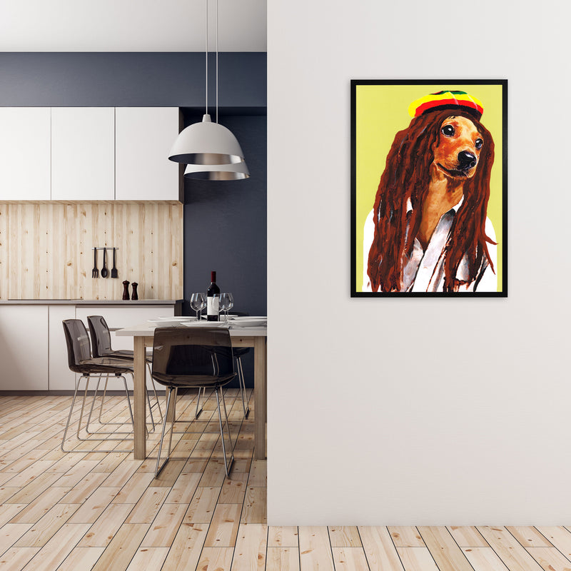 Bob Marley Art Print by Coco Deparis A1 White Frame