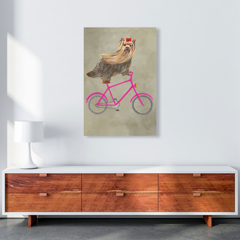 Yorkshire On Bicycle Art Print by Coco Deparis A1 Canvas
