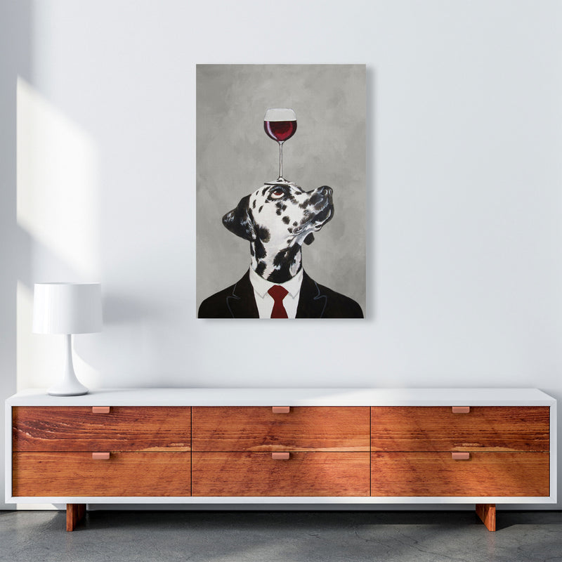 Dalmatian With Wineglass Art Print by Coco Deparis A1 Canvas
