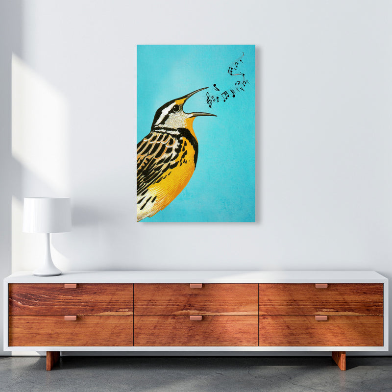 Bird Singing 02 Art Print by Coco Deparis A1 Canvas