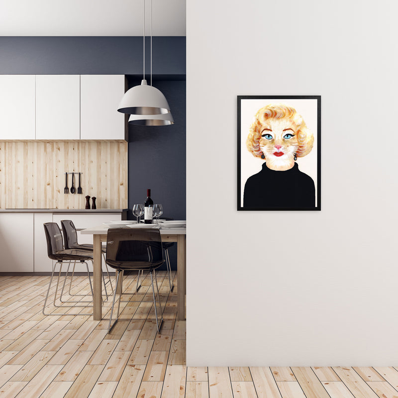 Marilyn Monroe Art Print by Coco Deparis A2 White Frame