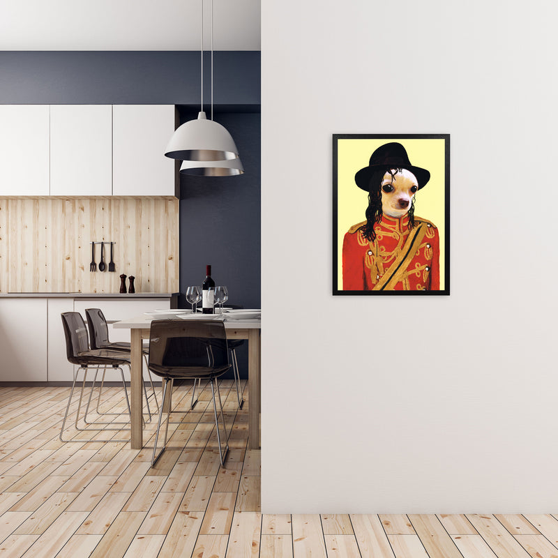 Michael Jackson Art Print by Coco Deparis A2 White Frame