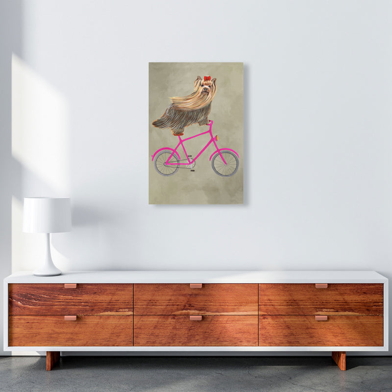 Yorkshire On Bicycle Art Print by Coco Deparis A2 Canvas