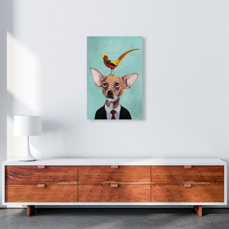 Chihuahua With Bird Art Print by Coco Deparis A2 Canvas
