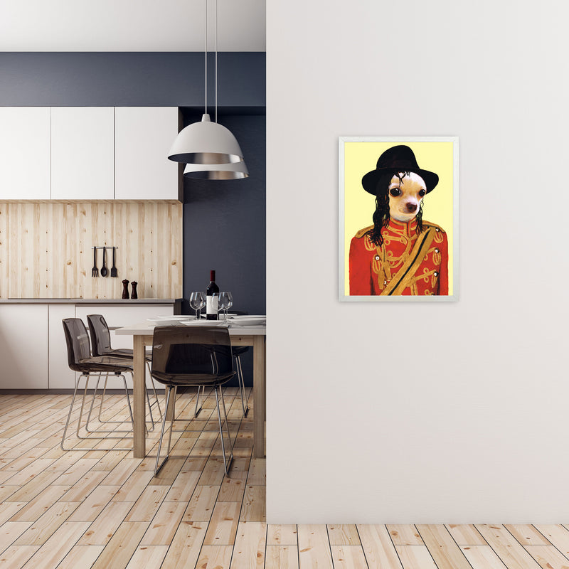 Michael Jackson Art Print by Coco Deparis A2 Oak Frame